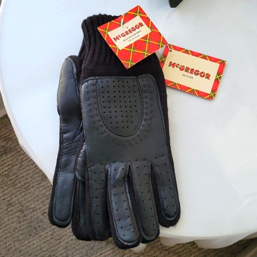 Vintage McGregor Men's Gloves -New